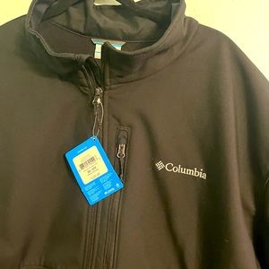 Men’s Columbia “Ascender” Black Jacket NWT 5XL